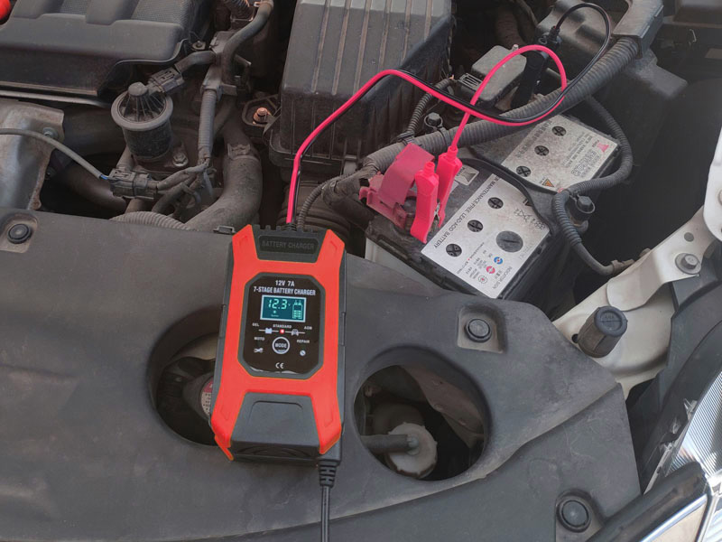 12V 7A charger New Arrival (7-stage+ battery mode optional)