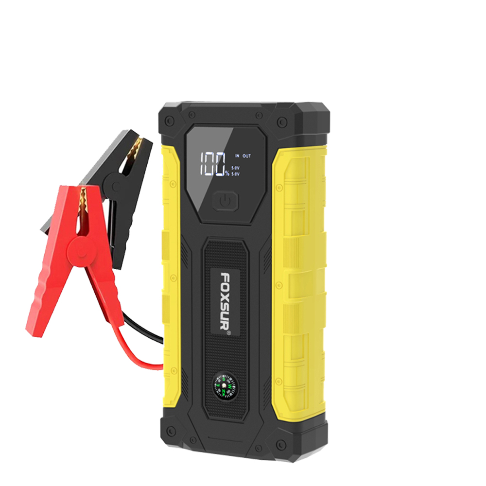 Foxsur Car Jump Starter 26800mAh 12V Jump Box Car Battery Booster Pack Multi-Function Car Jumper Emergency Power Supply