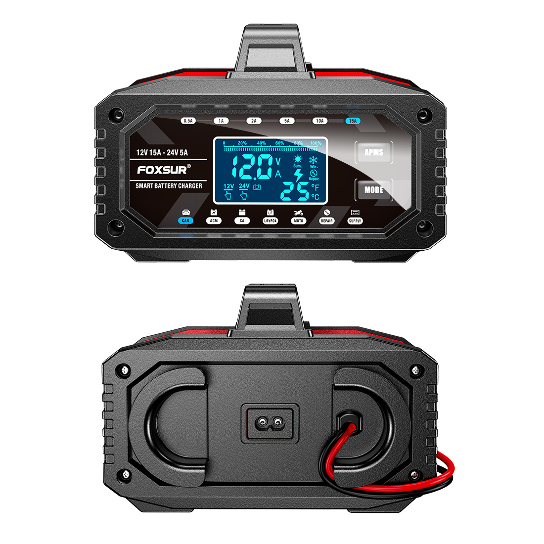 スマートチャージャー15A 12Vバッテリー専用充電器 SMART CHARGER 15A【製造終了品